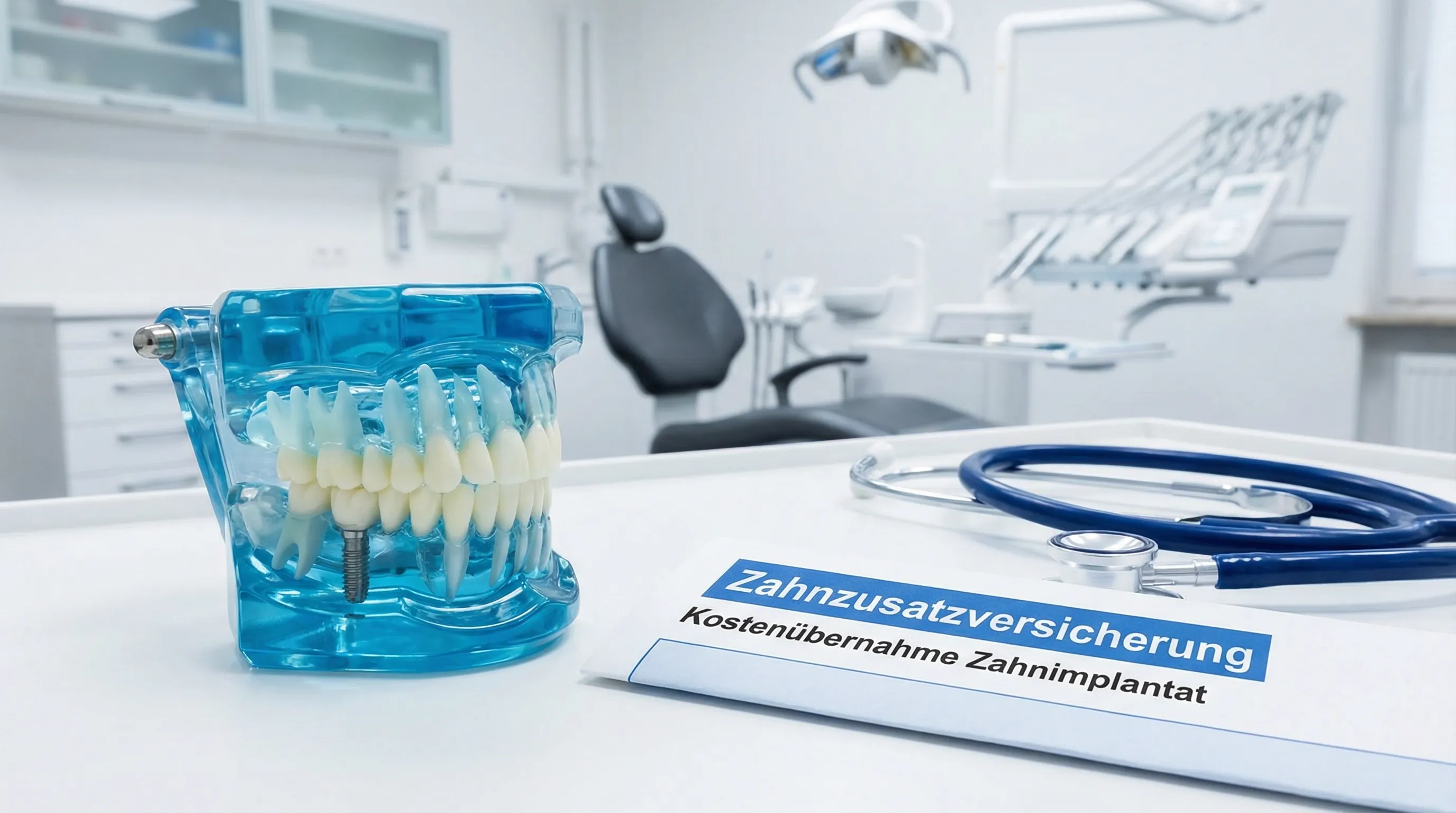 Zahnmedizinisches Modell eines Implantats